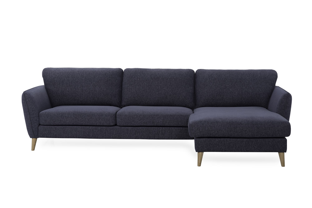 PARIS XL chaiselongue with 3-seater arm B (NORDBY 16 blue) _