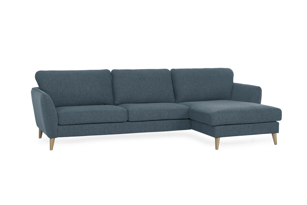 PARIS XL chaiselongue with 3-seater arm B (NORDBY 29 sapphire)